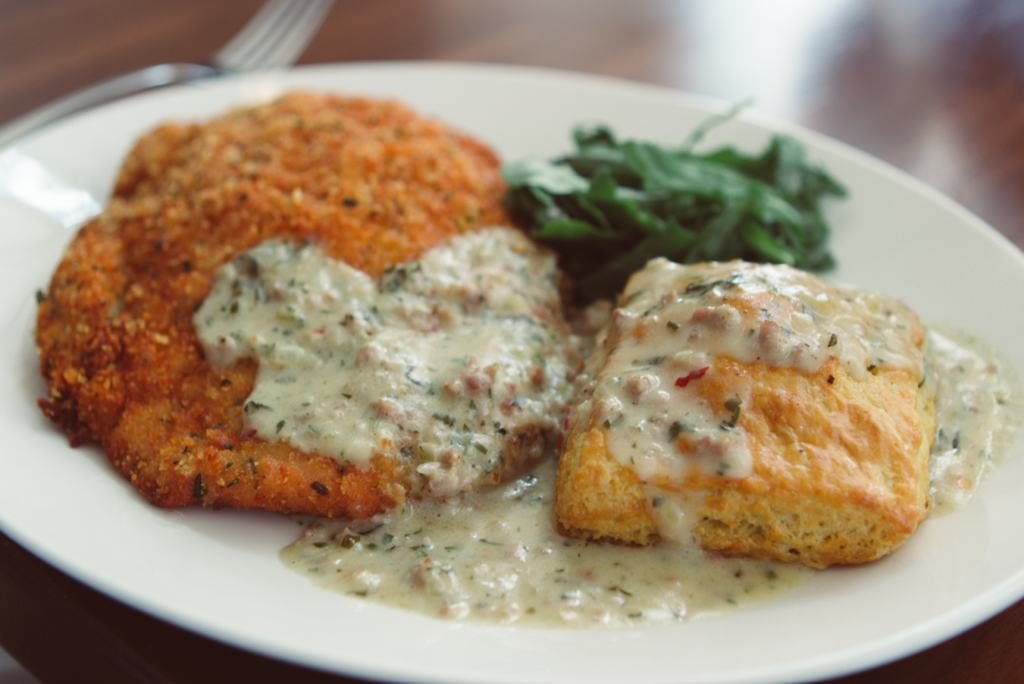 Chicken Biscuits and Gravy