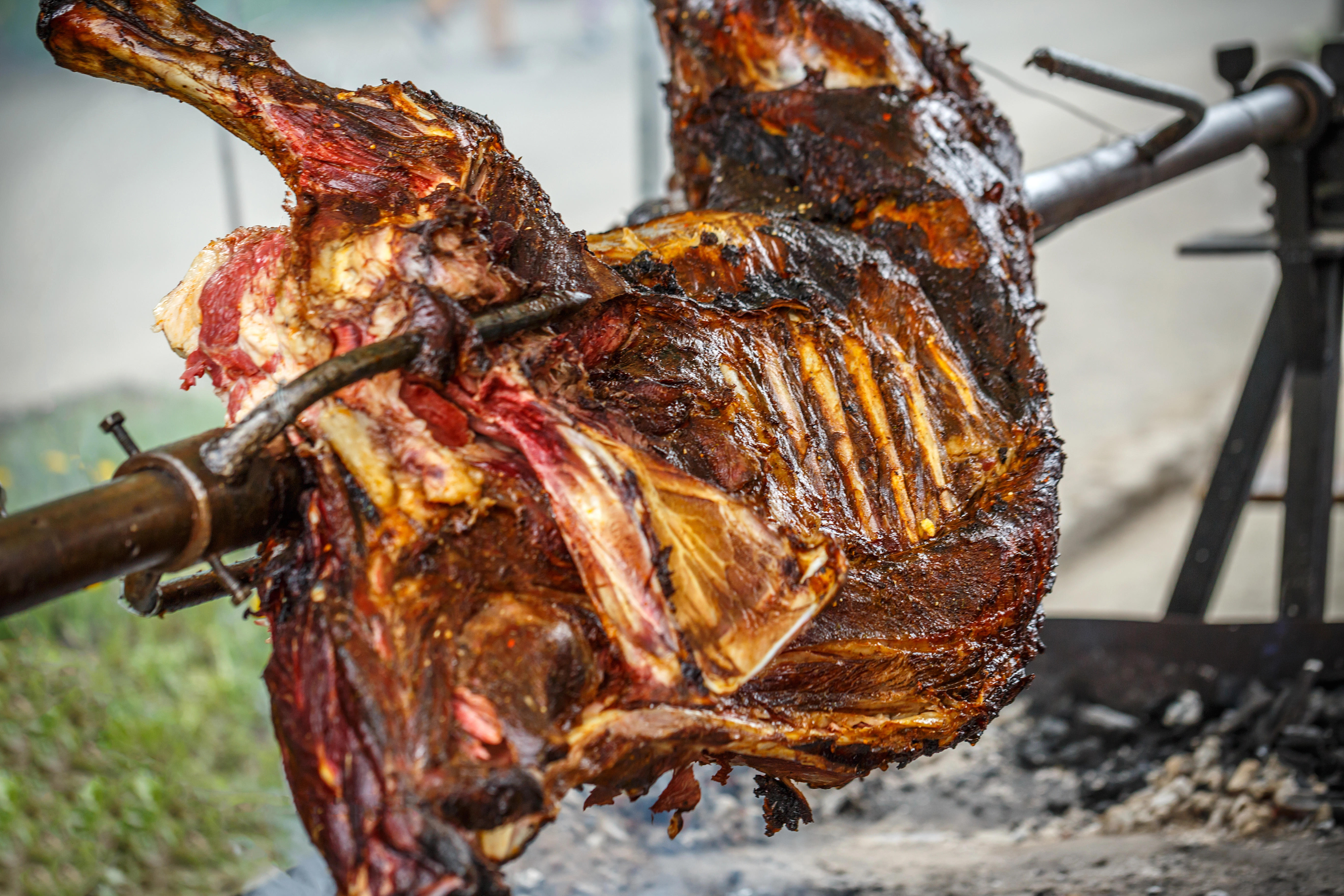 roasted goat